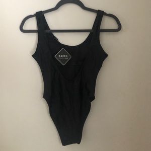 Black one piece